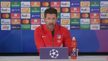 Simeone: "Los rivales nos conocen, tenemos que evolucionar"