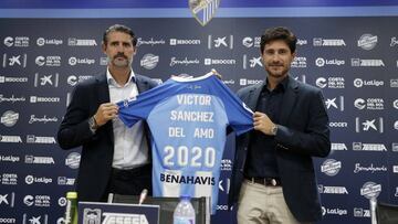 01/07/19 PRESENTACION DE VICTOR DEL AMO COMO ENTRENADOR DEL MALAGA RENOVACION CAMINERO
