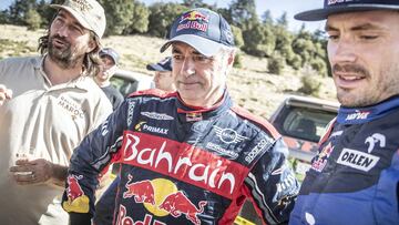 Carlos Sainz en Marruecos.