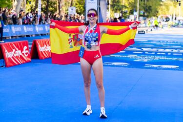 Isabel Barreiro García durante la Zurich Rock ‘n’ Roll Running Series.