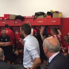 Machín en el vestuario tras ganar al Madrid: "No soy adivino, pero..."