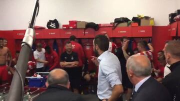 Machín en el vestuario tras ganar al Madrid: "No soy adivino, pero..."