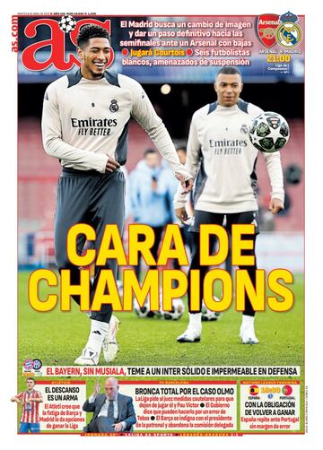 Las portadas de AS de abril