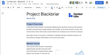Documentos de Google ya te deja formatear partes sueltas de tu texto