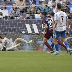 El Huesca empuja al hoyo al triste Málaga de Natxo González