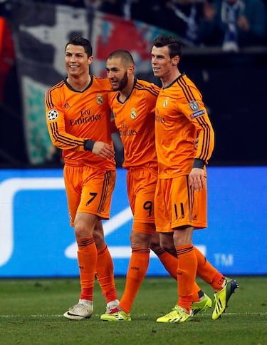 El temible trío de ataque del Real Madrid formado por Cristiano Ronaldo, Gareth Bale y Karim Benzema se ha hecho conocido en España como la ‘BBC’. La temporada 13/14 de la BBC rozó el sobresaliente. El tridente formado por Benzema, Bale y Cristiano completaron el año con 97 goles, 27 de ellos en la Champions.