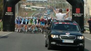 La salida de la Volta.