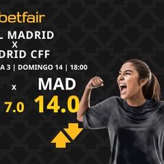 Real Madrid vs. Madrid CFF: horario, dónde ver, pronósticos y clasificación