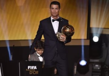 Todos los Balones de Oro de Cristiano Ronaldo