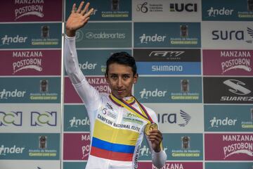 Una de las grandes promesas del Sky y del ciclismo colombiano. Vencedor de Tour del Porvenir el pasado año, ya desempeñó esta campaña un buen papel en la Volta a Catalunya y es una de las esperanzas del equipo británico, todavía pendiente de que se resuel