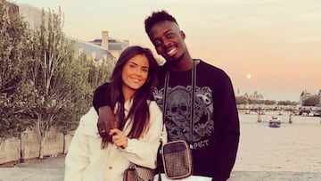 Patricia Morales e Iñaki Williams vía Instagram.