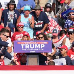 How many Secret Service bodyguards are at Donald Trump’s rallies on a regular basis?