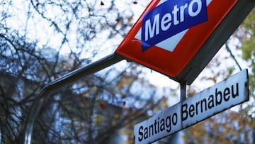 Nueva estación de Metro ‘Santiago Bernabéu’ con decoración madridista
