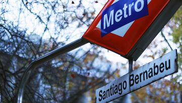 Nueva estación de Metro ‘Santiago Bernabéu’ con decoración madridista