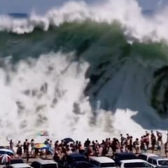 La IA verifica erróneamente un vídeo de olas descomunales en Tarragona
