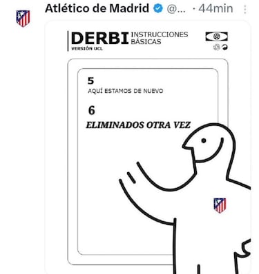 Un Euroderbi de infarto, protagonista de los memes de Champions