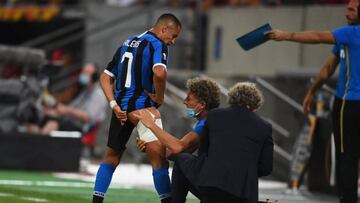 El diagnóstico preliminar que dio Inter sobre la lesión de Alexis