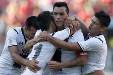 Esteban Paredes celebra su gol