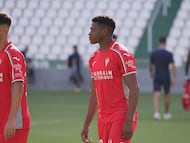 Ntji, en un partido con el Córdoba