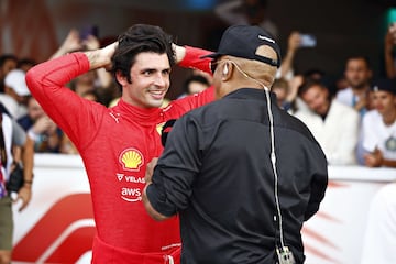 Tercera plaza en el podio del GP de Miami para Carlos Sainz.