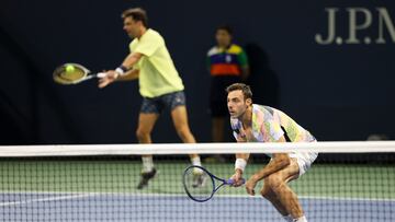 Horacio Zeballos y Marcel Granollers en el US Open.
