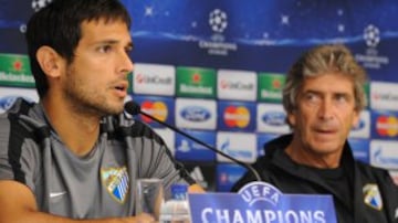 Delantero paraguayo que nutrió el ataque del Málaga cuartofinalista de Champions League el 2013.