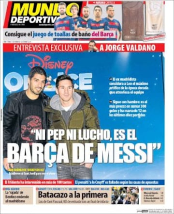 Portadas de la prensa mundial