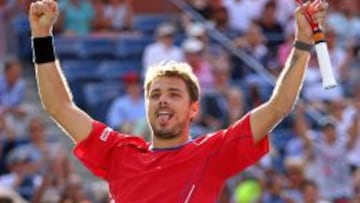 Wawrinka, tras su victoria ante Murray.