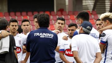 Futbol, Vallenar vs Melipilla.
Los jugadores de Melipilla en accion en el estadio La Portada de La Serena, Chile.
27/12/2017
Hernan Contreras/Photosport*****
Football, Vallenar vs Melipilla.
Melipilla's players in action held at the La Portada