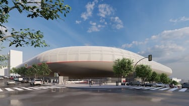 El proyecto del nuevo estadio de Vallecas propone un recinto moderno y funcional sin renunciar al barrio. Las imágenes muestran cómo la reorientación y el rediseño permitirían integrar el campo en el mismo corazón urbano que siempre lo ha acogido.