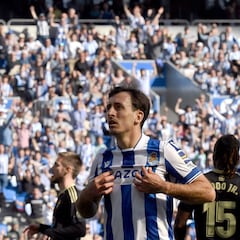 Oyarzabal iguala a Kodro y ya es el octavo máximo goleador de la Real