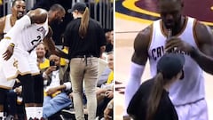 LeBron arrasa a los Raptors... y tiene tiempo para una cerveza