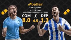 SD Compostela vs. Deportivo de La Coruña: horario, dónde ver y pronósticos