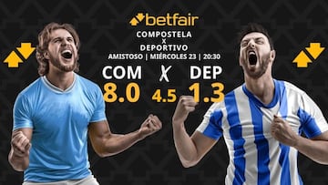 SD Compostela vs. Deportivo de La Coruña: horario, dónde ver y pronósticos