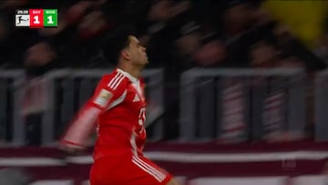 Así fue el primer gol de Luis Díaz con Bayern en 2026