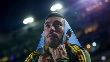 during the Quarter final first leg round match between Atletico de San Luis vs Tigres UANL as part of the Liga BBVA MX, Torneo Apertura 2024 at Alfonso Lastras Stadium on November 28, 2024 in San Luis Potosi, Mexico.