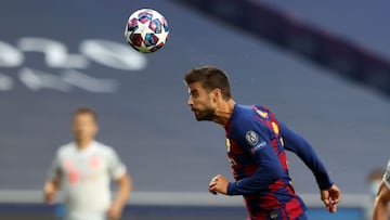 El mundo al rev¨¦s: Piqu¨¦ lidera la tabla de goleadores con 50 dianas