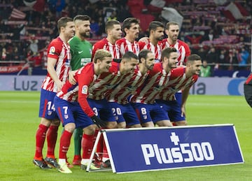 Once inicial del Atlético de Madrid