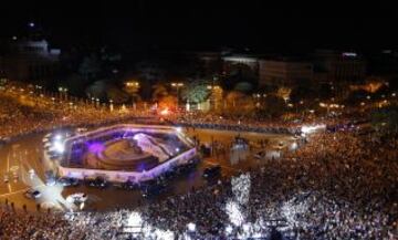 Las celebraciones del campeón
