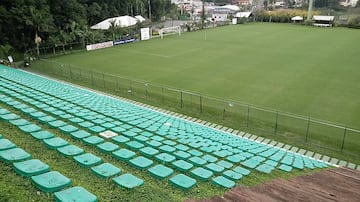 El Ecoestadio Janguito Malucelli desde sus espectaculares gradas.