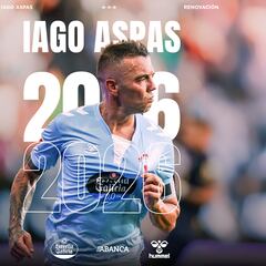 Oficial: Iago Aspas renueva con el Celta hasta 2026