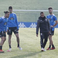 Noel y Trilli, con la Sub-19, únicas ausencias en la vuelta del Depor