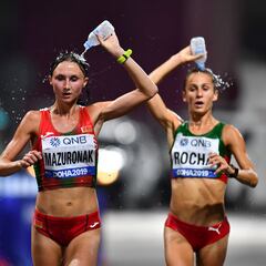 El calor extremo en Doha pasa factura a las atletas