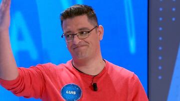 Imagen de Luis de Lama, concursante de 'Pasapalabra'.
