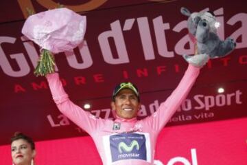 Nairo Quintana es el nuevo maglia rosa del Giro del centenario.