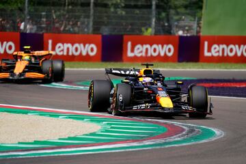  Max Verstappen sufrió más de lo previsto para ganar el GP de la Emilia Romaña, en el circuito de Ímola, Italia.