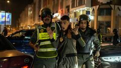 Una noche de protestas en Marruecos