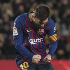 A Messi se le da bien el Madrid... y más después del minuto 60