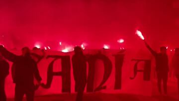 Infierno en Valencia: vean la que liaron los hinchas del Levante para animar a los suyos