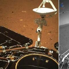 Las primeras imágenes en Marte del rover Zhurong de China